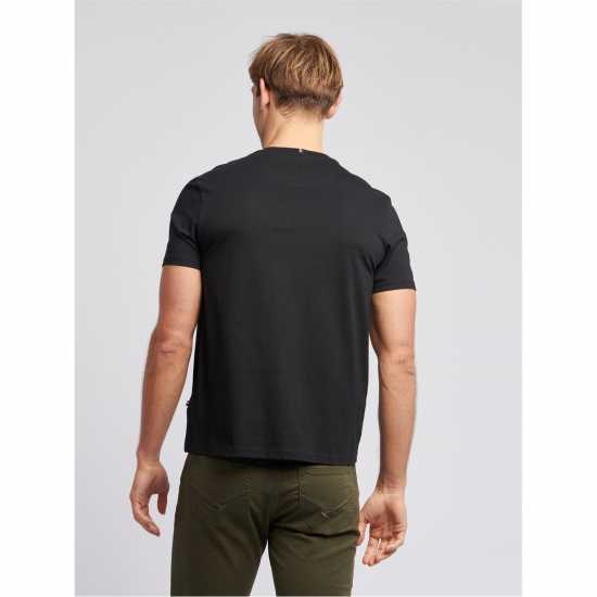 Us Polo Assn Тениска Dhm T Shirt Sn00 Черно/Бяло Мъжки ризи