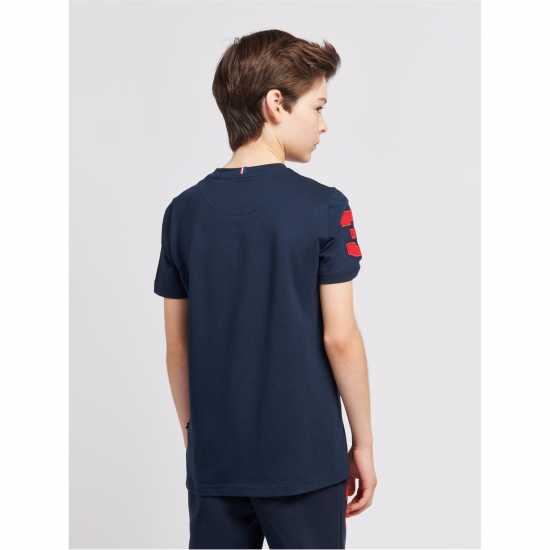 Us Polo Assn Plyr 3 Tshirt Jn00 Морска синьо/червено Детски тениски и фланелки