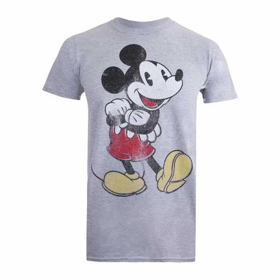 Disney T-Shirt Спортен сив Мъжки ризи