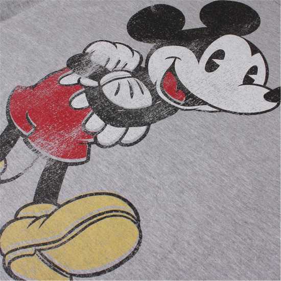 Disney T-Shirt Спортен сив Мъжки ризи