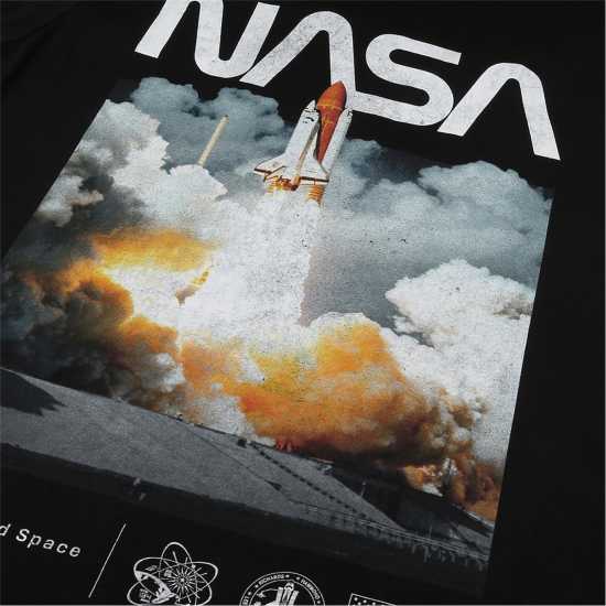 Nasa T-Shirt Черно Мъжки ризи