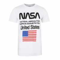 Nasa T-Shirt Бяло Мъжки ризи