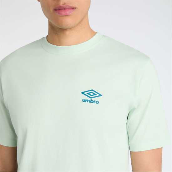 Umbro C Smll Logo T Sn99 S Зелен/L Син 