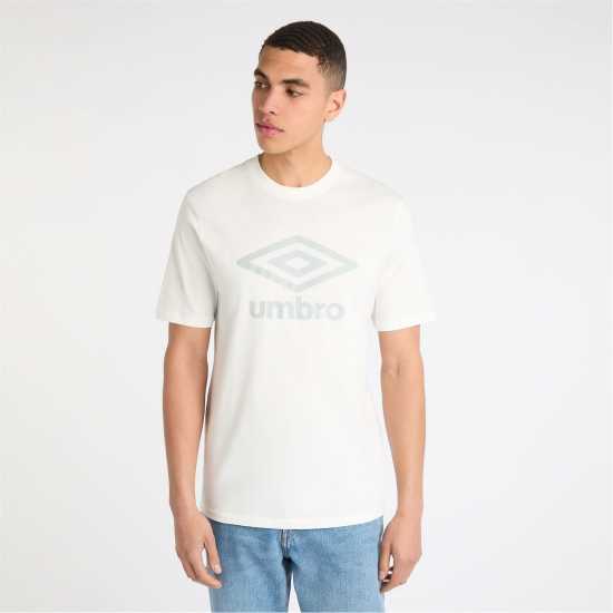 Umbro Тениска С Лого Core Logo Tee Sn99 Екрю/Висок роза Мъжко облекло за едри хора