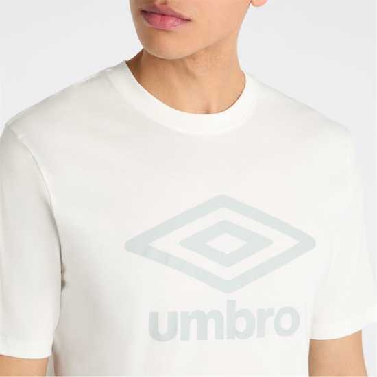 Umbro Тениска С Лого Core Logo Tee Sn99 Екрю/Висок роза Мъжко облекло за едри хора