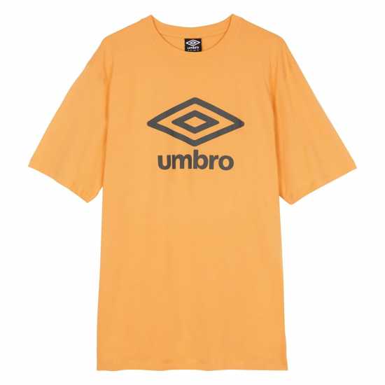 Umbro Тениска С Лого Core Logo Tee Sn99 Оранжево/Синьо Мъжко облекло за едри хора