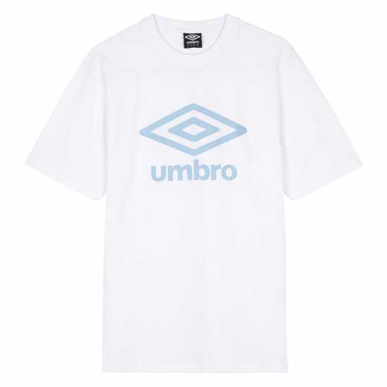 Umbro Тениска С Лого Core Logo Tee Sn99 Бяло/Алюр 