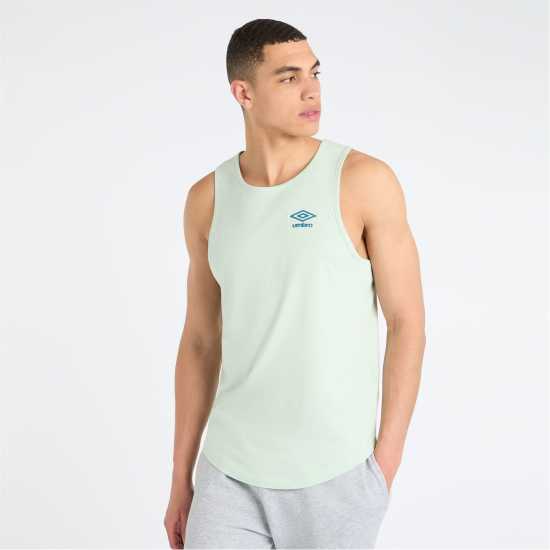 Umbro Core Vest Sn99 S Зелен/Линс Син Мъжки ризи