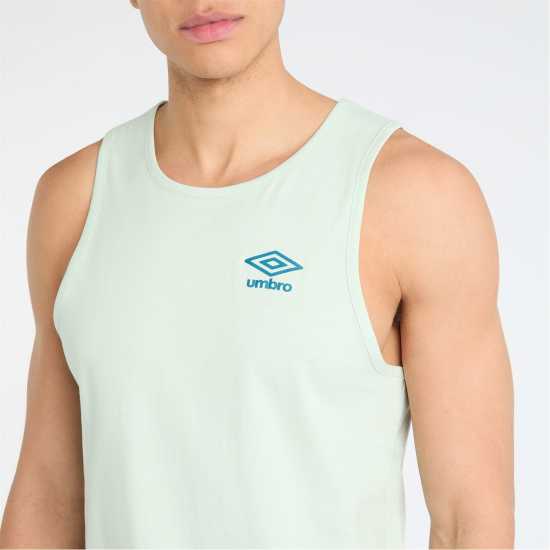 Umbro Core Vest Sn99 S Зелен/Линс Син Мъжки ризи