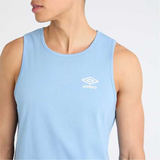 Umbro Core Vest Sn99 Алюр / Бяло Мъжки ризи