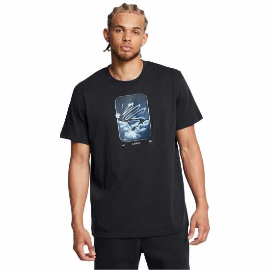 Under Armour Curry Hvytrnd Tee Sn53 Черно/Бяло 