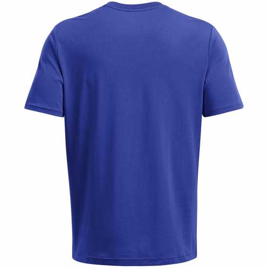 Under Armour Мъжка Риза Curry Logo Trend T-Shirt Mens Синьо/Бяло/Жълто 