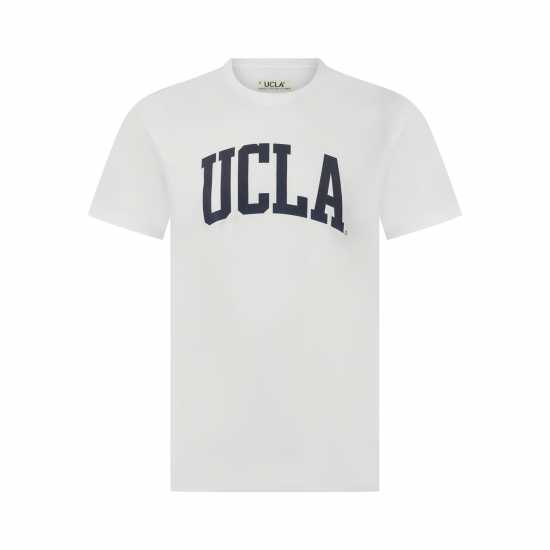 Ucla Lrg Lgo T Sn43 Бяло Мъжки ризи