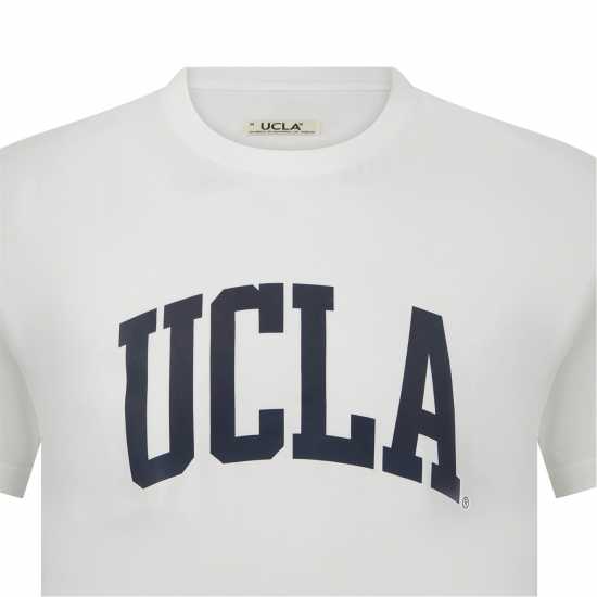 Ucla Lrg Lgo T Sn43 Бяло Мъжки ризи