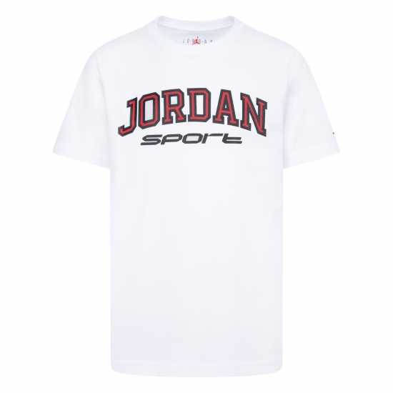 Air Jordan Sport T-Shirt Junior Boys Бяло 