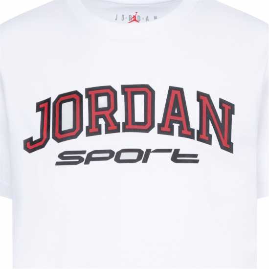 Air Jordan Sport T-Shirt Junior Boys Бяло 