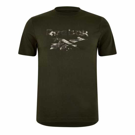 Reebok Camo T-Shirt Sn99  Мъжко облекло за едри хора