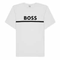 Boss Large Logo T-Shirt Junior Boys Бяло 10P 