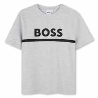 Boss Large Logo T-Shirt Junior Boys  