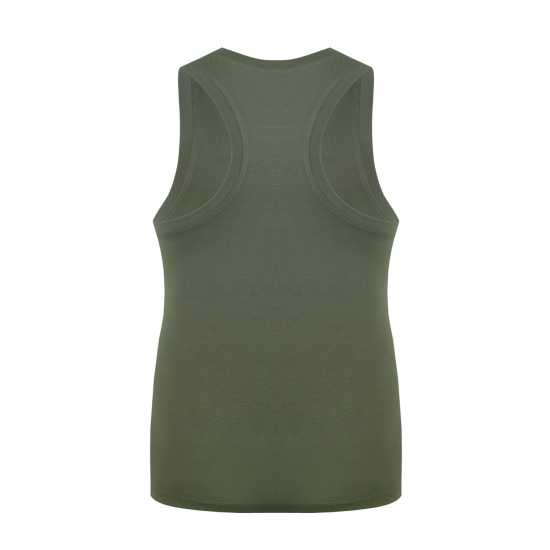 Slazenger Мъжки Спортен Потник Muscle Vest Mens Khaki Мъжко облекло за едри хора