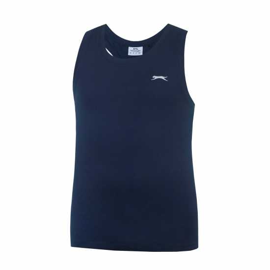 Slazenger Мъжки Спортен Потник Muscle Vest Mens Морска синьо Мъжко облекло за едри хора