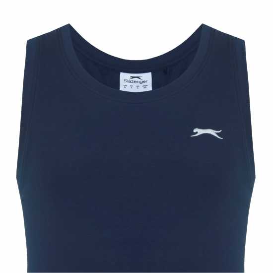 Slazenger Мъжки Спортен Потник Muscle Vest Mens Морска синьо Мъжко облекло за едри хора