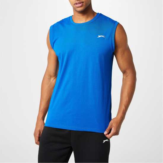 Slazenger Mens Vest Royal Blue Мъжко облекло за едри хора