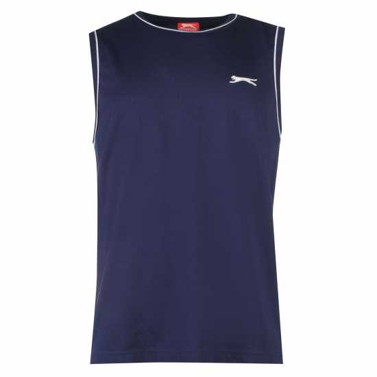 Slazenger Mens Vest Морска синьо Мъжко облекло за едри хора