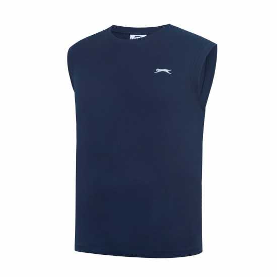 Slazenger Mens Vest Морска синьо Мъжко облекло за едри хора