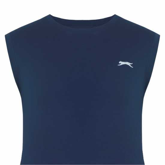 Slazenger Mens Vest Морска синьо Мъжко облекло за едри хора