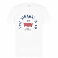 Levis Varsity Circle T-Shirt Бяло 1873 Tshirts under 20