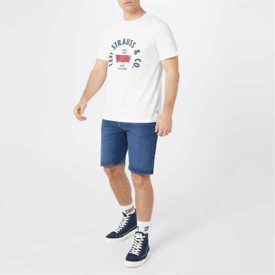 Levis Varsity Circle T-Shirt Бяло 1873 Tshirts under 20