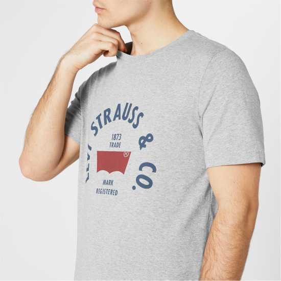 Levis Varsity Circle T-Shirt Сиво 1873 Tshirts under 20