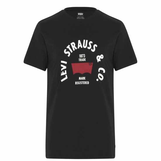 Levis Varsity Circle T-Shirt Черно 1873 Tshirts under 20