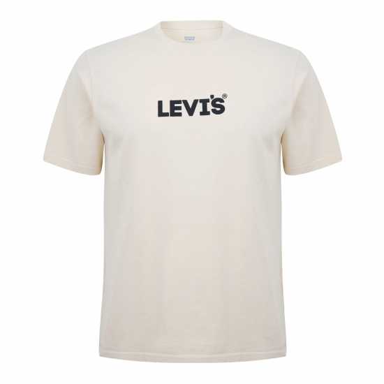 Levis Varsity Circle T-Shirt Блиц Пясък HL Tshirts under 20