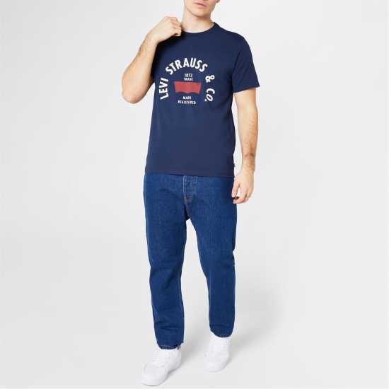 Levis Varsity Circle T-Shirt Синьо 1873 Tshirts under 20