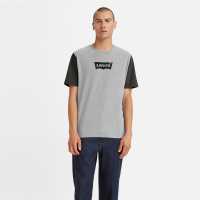 Levis Varsity Circle T-Shirt Сив С блок Tshirts under 20