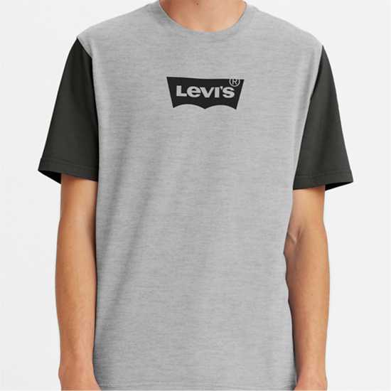 Levis Varsity Circle T-Shirt Сив С блок Tshirts under 20