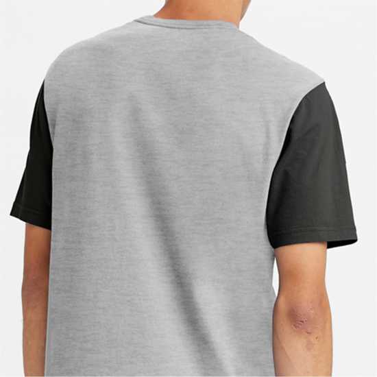 Levis Varsity Circle T-Shirt Сив С блок Tshirts under 20