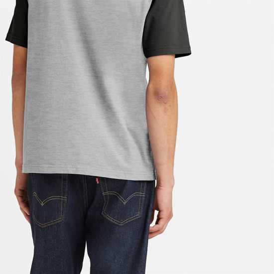 Levis Varsity Circle T-Shirt Сив С блок Tshirts under 20