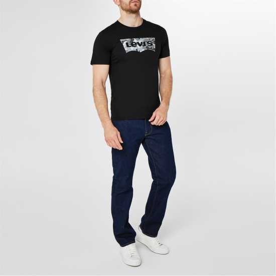 Levis Varsity Circle T-Shirt Черно BW Infil Tshirts under 20