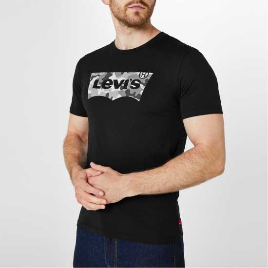 Levis Varsity Circle T-Shirt Черно BW Infil Tshirts under 20