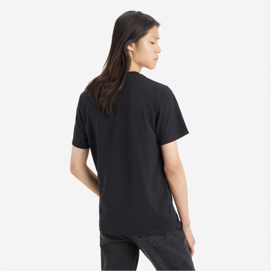 Levis Varsity Circle T-Shirt Черно голямо BW Tshirts under 20