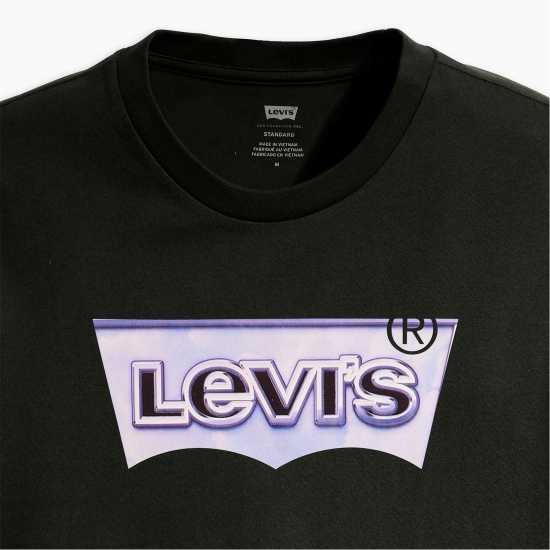 Levis Varsity Circle T-Shirt Черно голямо BW Tshirts under 20