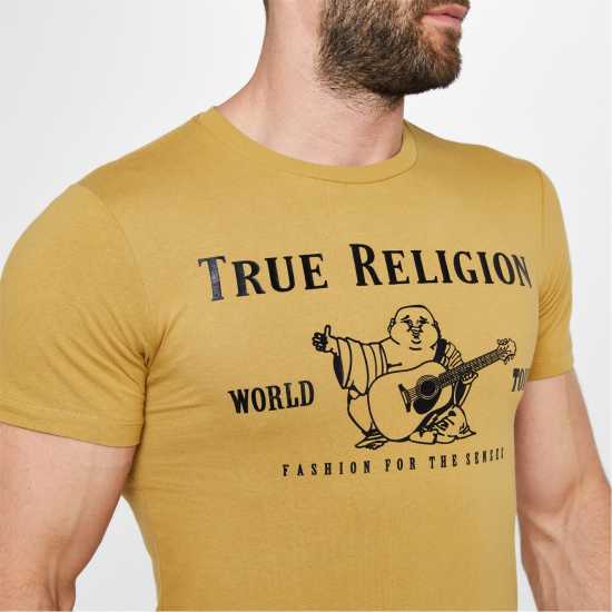 True Religion Тениска Buddha T Shirt Антилопа Tshirts under 20