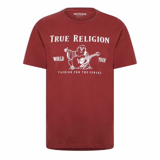 True Religion Тениска Buddha T Shirt Крава кожа Tshirts under 20