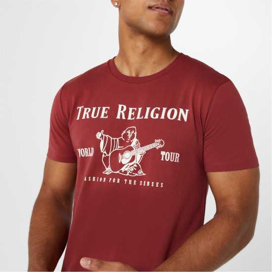 True Religion Тениска Buddha T Shirt Крава кожа Tshirts under 20