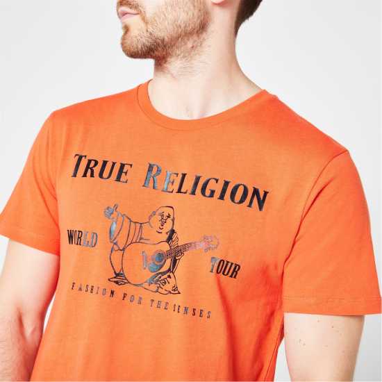 True Religion Тениска Buddha T Shirt Кои Tshirts under 20