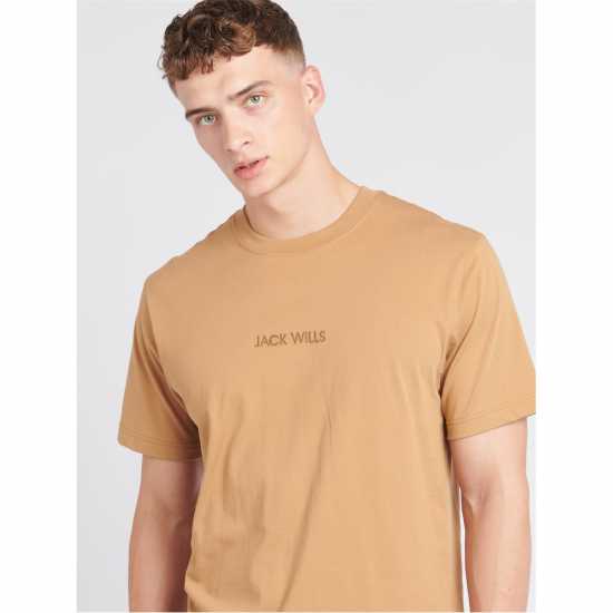 Jack Wills Graphic Logo T-Shirt  Мъжки ризи