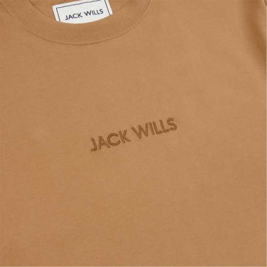 Jack Wills Graphic Logo T-Shirt  Мъжки ризи